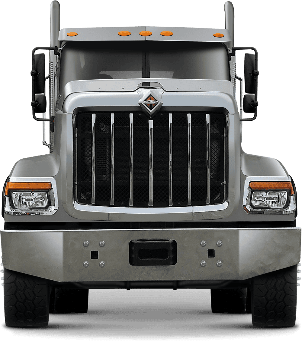 Grille guard XG-150 International HX520 - gray International HX520 Bumper guard