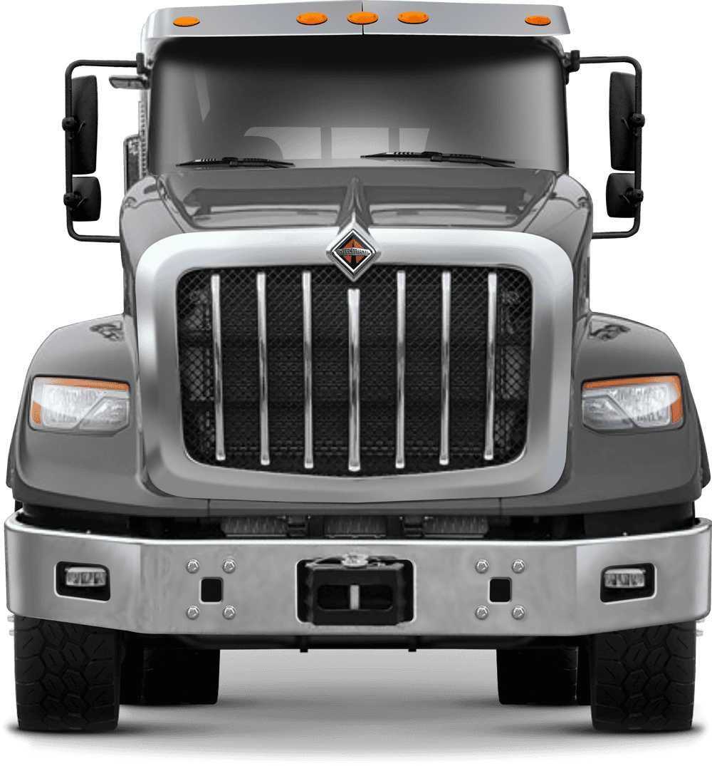 Grille guard XG-150 International HX620 - gray International HX620 Bumper guard