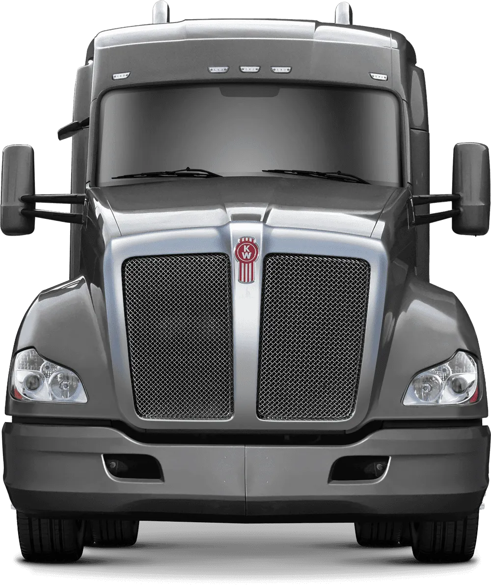 Grille guard XG-150 Kenworth T680 Old Style - gray Kenworth T680 Old Style Bumper guard