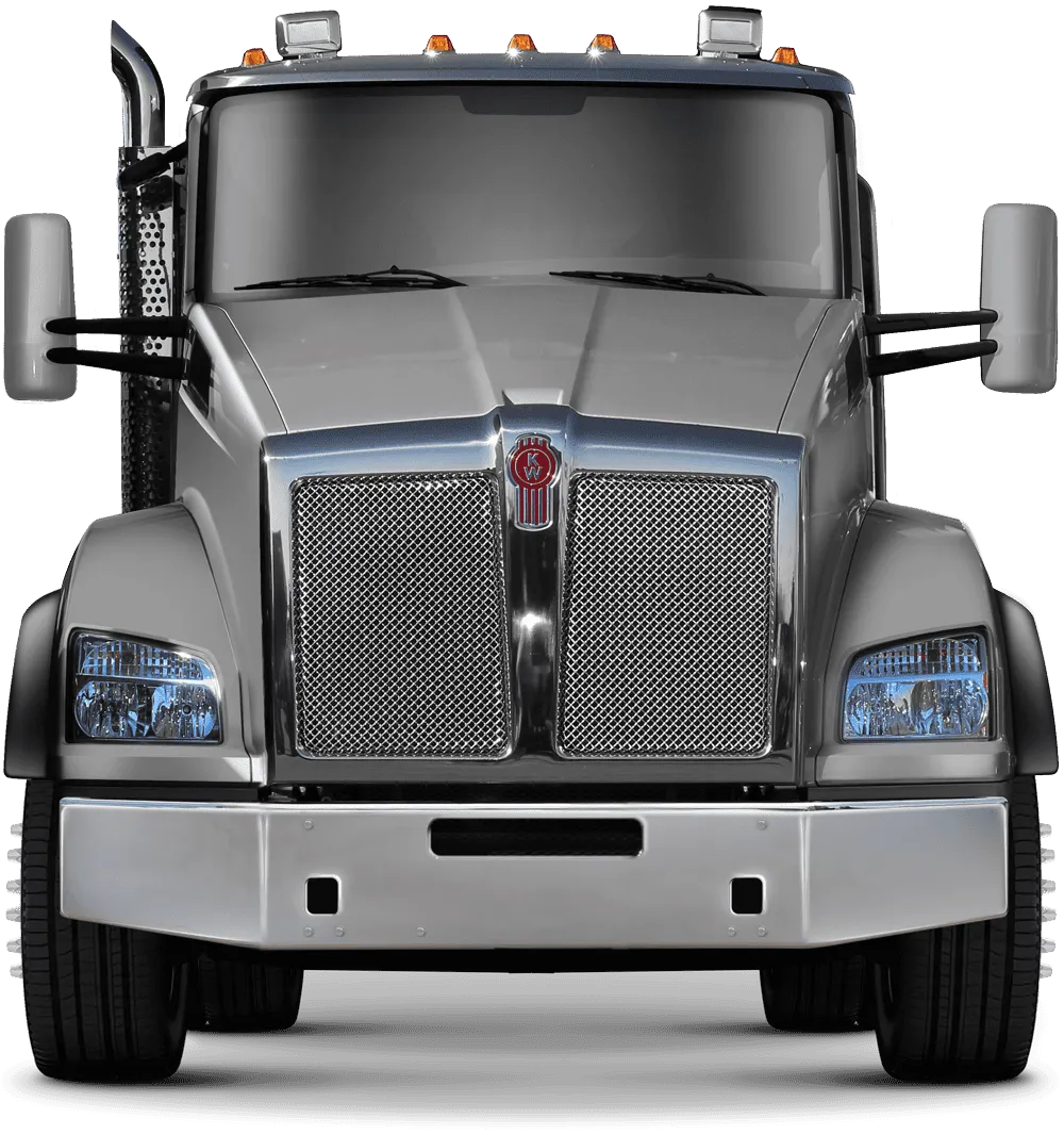 Grille guard XG-150 Kenworth T880 SB - gray Kenworth T880 SB Bumper guard