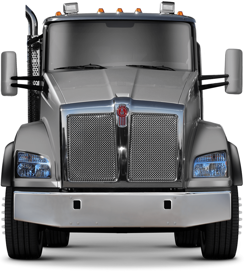 Grille guard XG-150 Kenworth T880 SF - gray Kenworth T880 SF Bumper guard