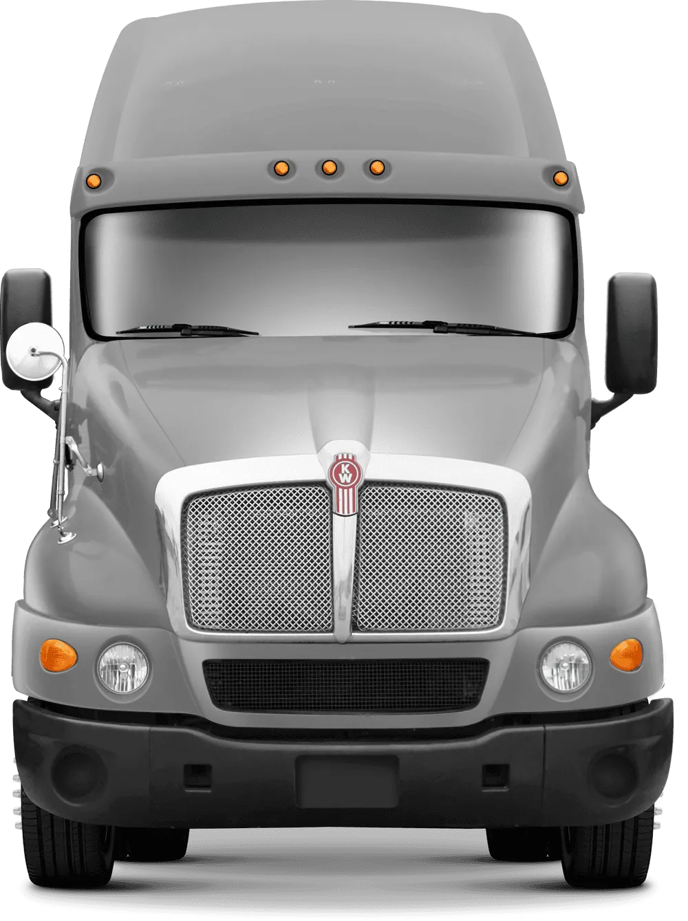 Grille guard XG-150 Kenworth T2000 - gray Kenworth T2000 Bumper guard