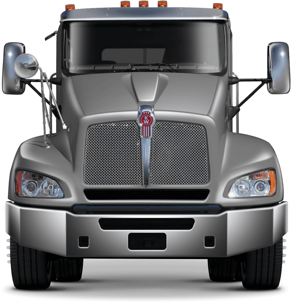 Grille guard XG-150 Kenworth T440 AB - gray Kenworth T440 AB Bumper guard