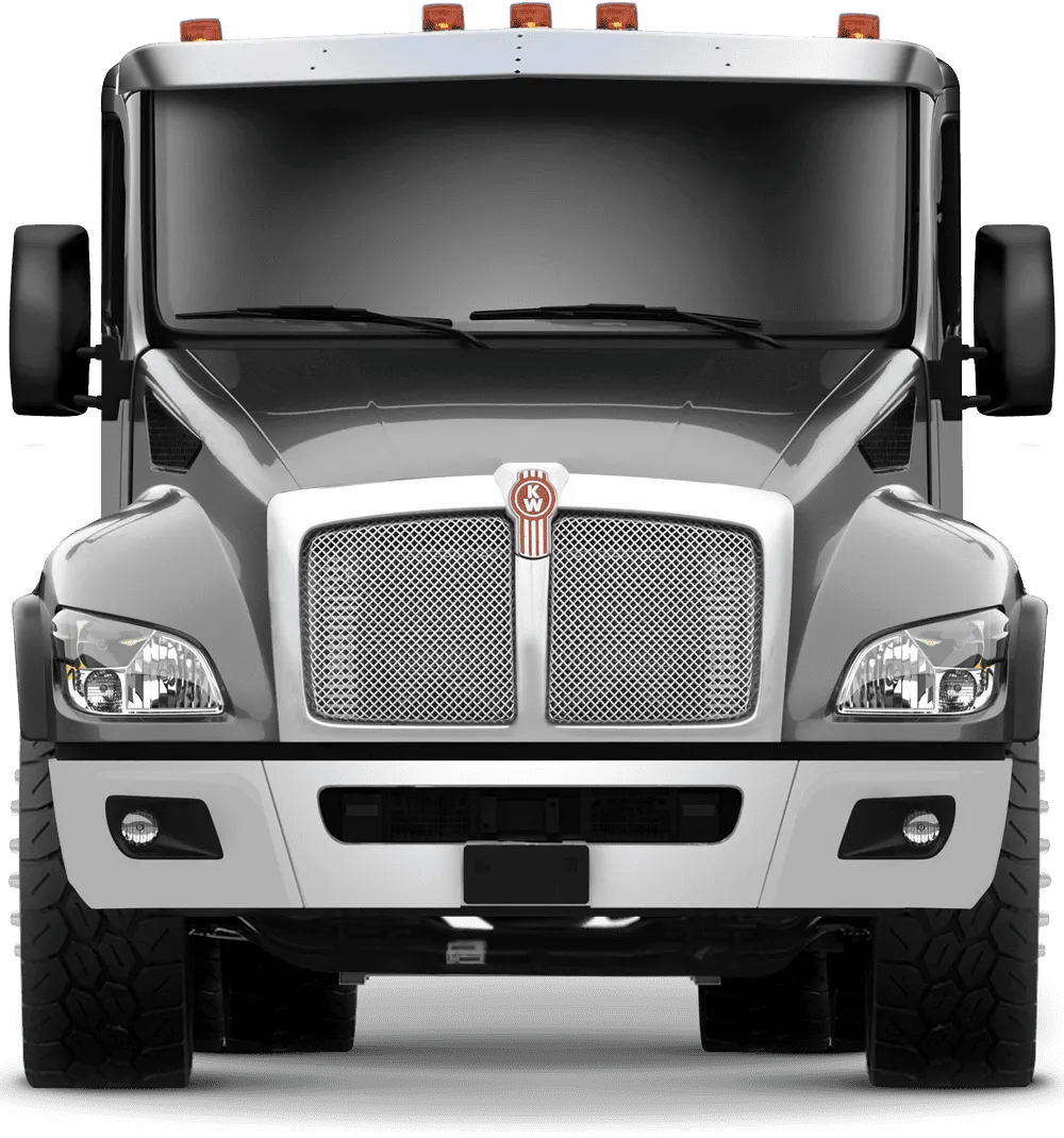 Grille guard XG-150 Kenworth T380_T280_T180 - gray Kenworth T380_T280_T180 Bumper guard