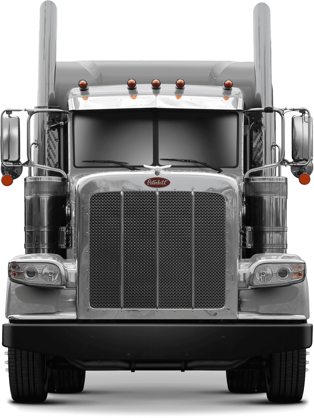 Grille guards XG-150 Peterbilt 367 SF - gray Peterbilt 367 SF Bumper guards