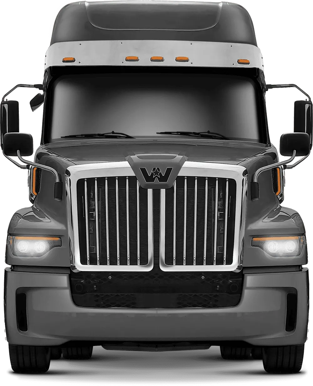 Grille Guard XG-150 Western Star 57X SB - gray Western Star 57X SB Bumper guard