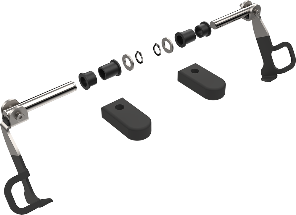 REPLACEMENT HANDLES KIT FOR XG/EX VNL GEN 3 EX-GUARDS (PAIR)