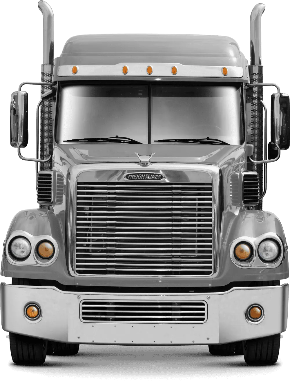 Grille Guard XG-150 Freightliner Coronado - gray Coronado deer guard