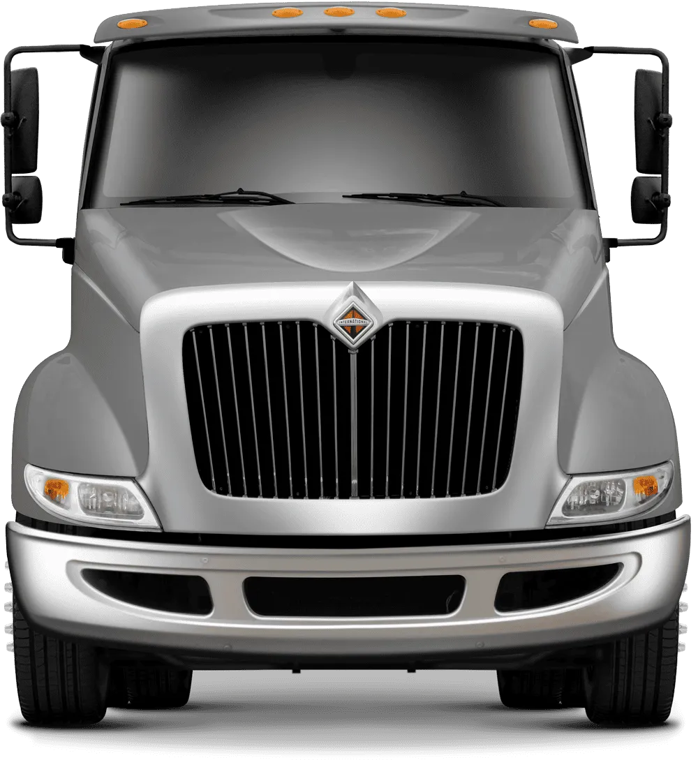 Grille guard XG-150 International TranStar 8600 - gray International TranStar 8600 Bumper guard