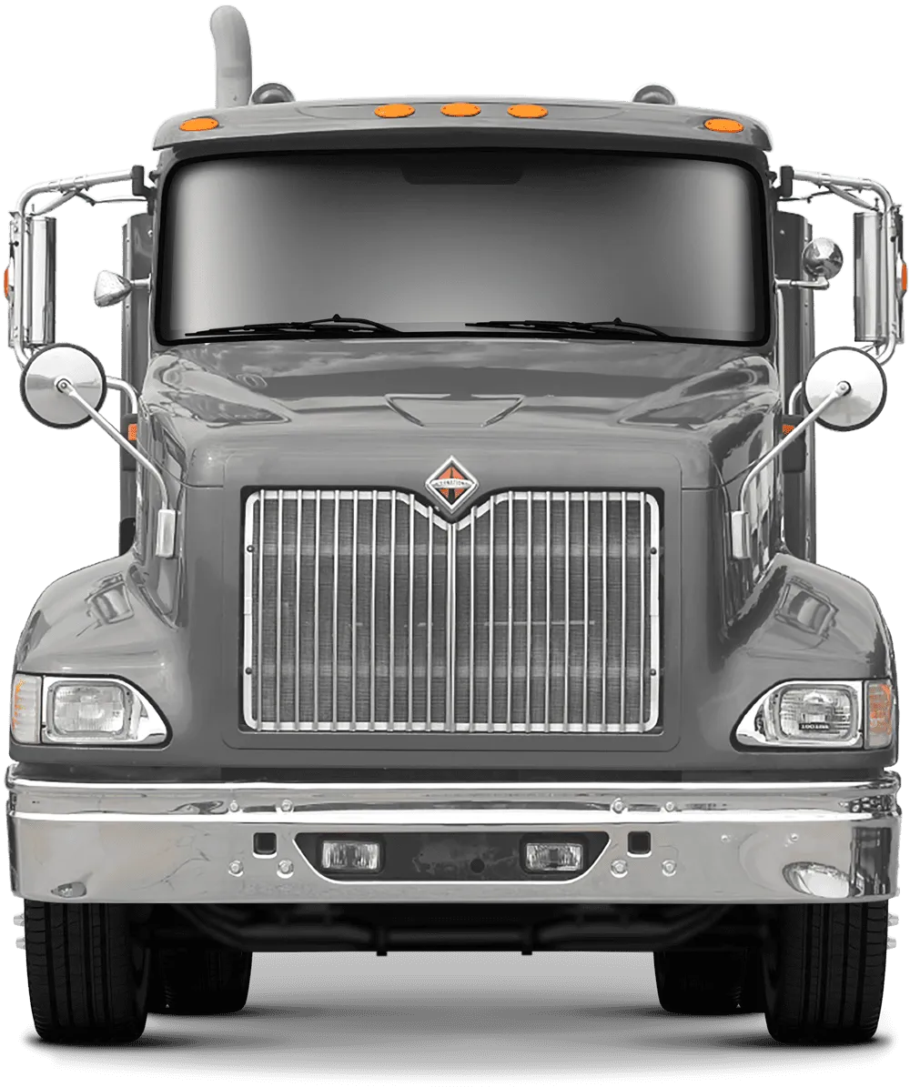 Grille guard XG-150 International 9100_9200_9400 - gray International 9100_9200_9400 Bumper guard