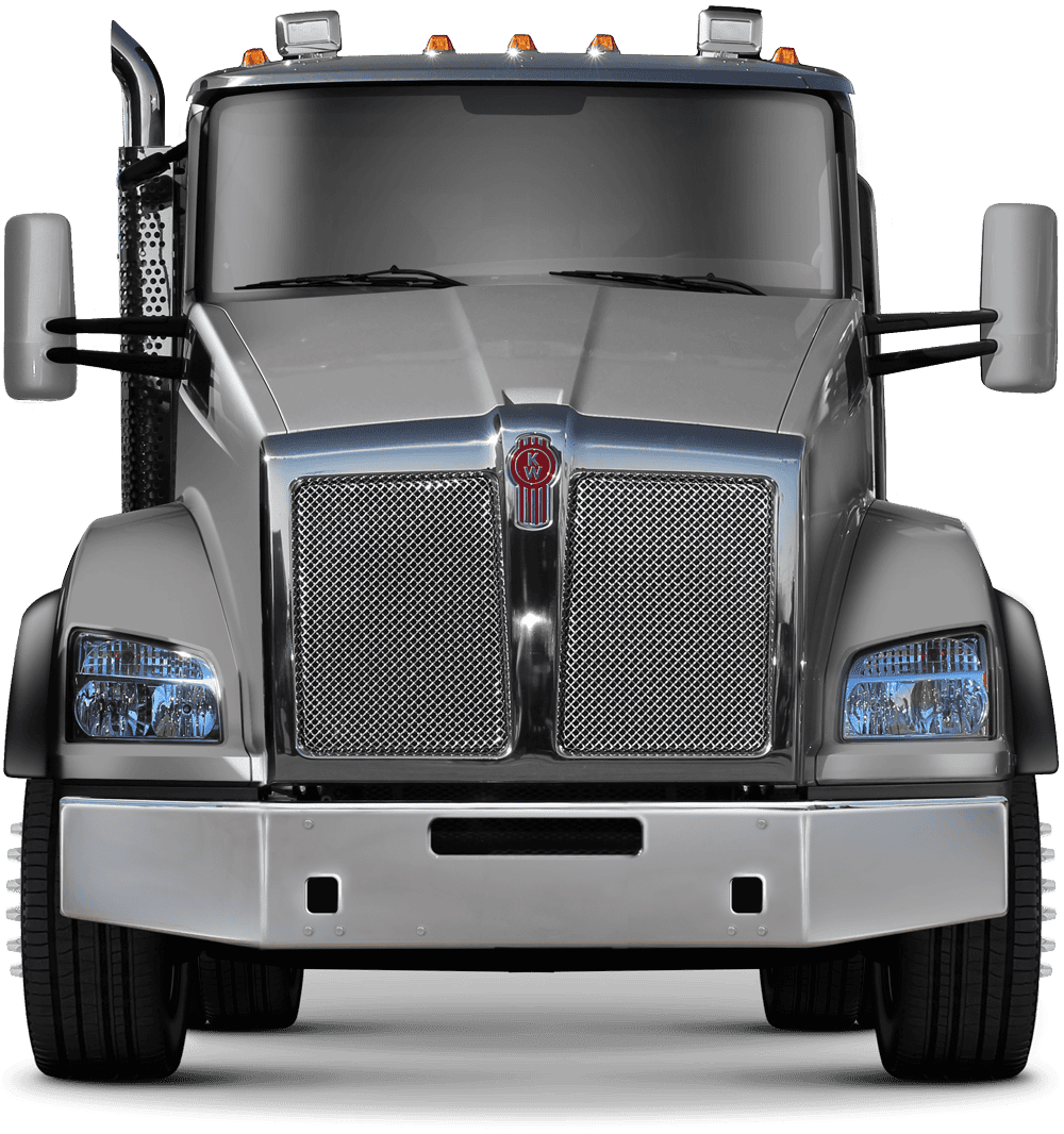 Grille guard XG-150 Kenworth T880 SB - gray Kenworth T880 SB Bumper guard