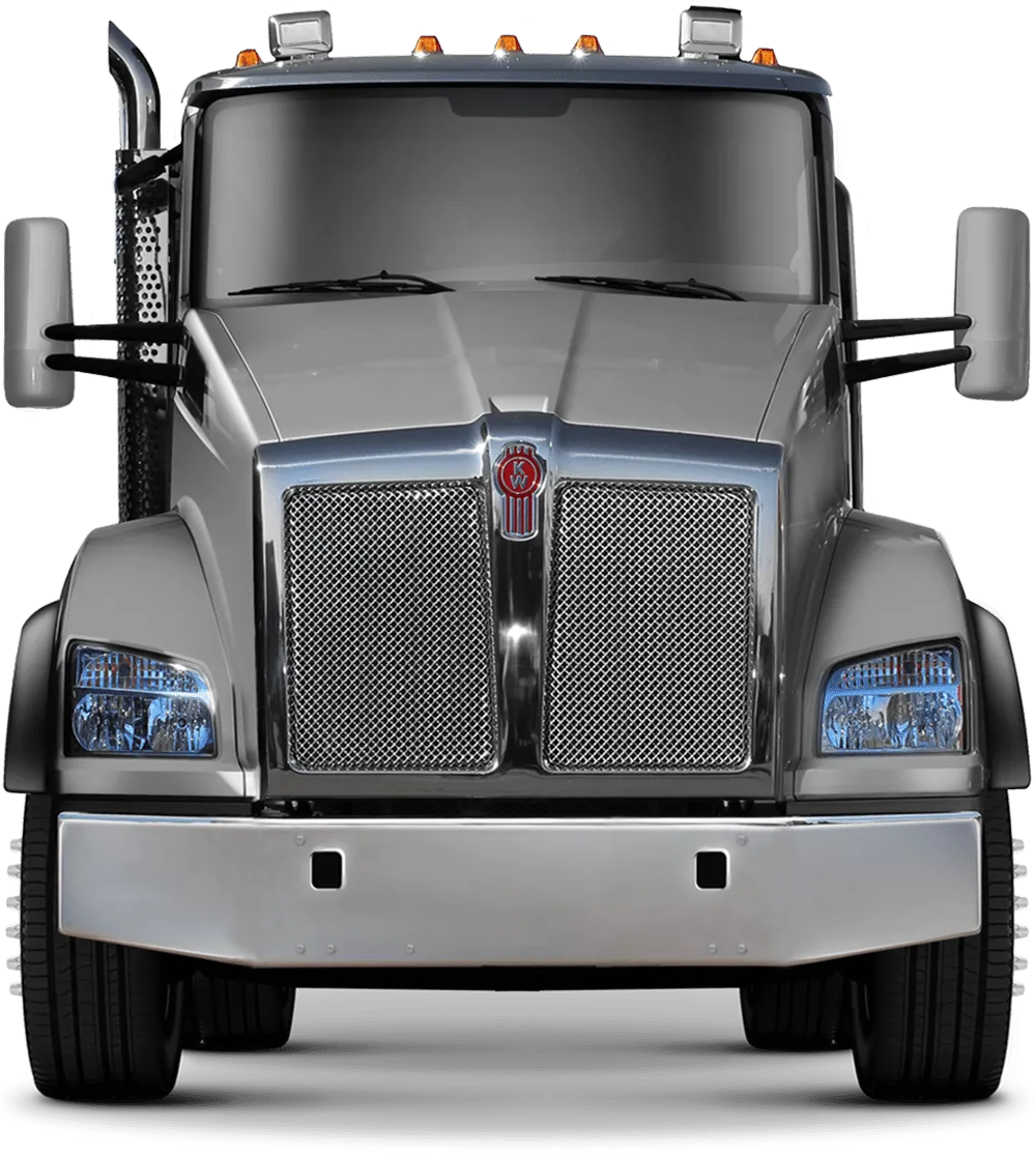 Grille guard XG-150 Kenworth T880 SF - gray Kenworth T880 SF Bumper guard