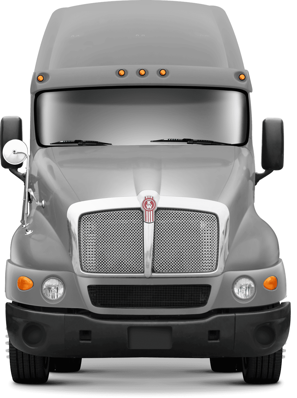 Grille guard XG-150 Kenworth T2000 - gray Kenworth T2000 Bumper guard