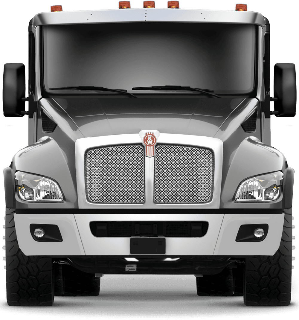 Grille guard XG-150 Kenworth T380_T280_T180 - gray Kenworth T380_T280_T180 Bumper guard