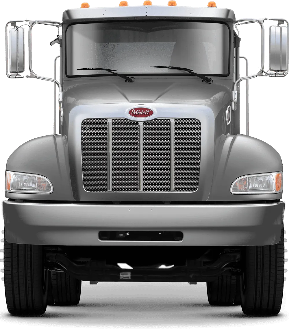 Grille guards XG-150 Peterbilt 330 - gray Peterbilt 330 Bumper guard