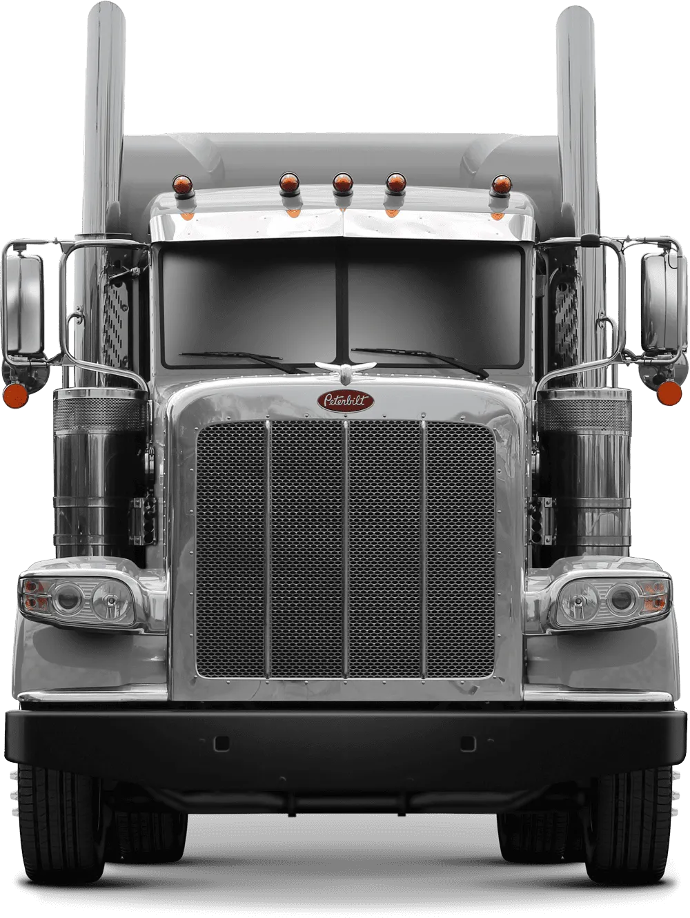 Grille guards XG-150 Peterbilt 367 SF - gray Peterbilt 367 SF Deer guard
