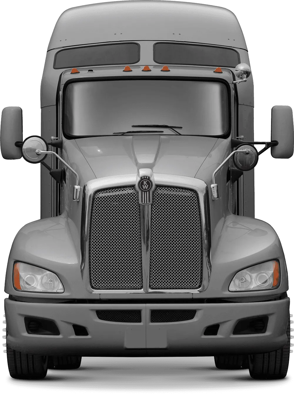 Grille guard XG-150 Kenworth T660 - gray Kenworth T660 Bumper guard