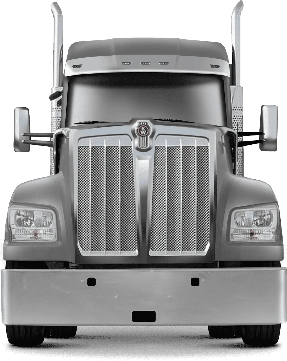 Grille guard XG-150 Kenworth T990 SF - gray Kenworth T990 SF Bumper guard