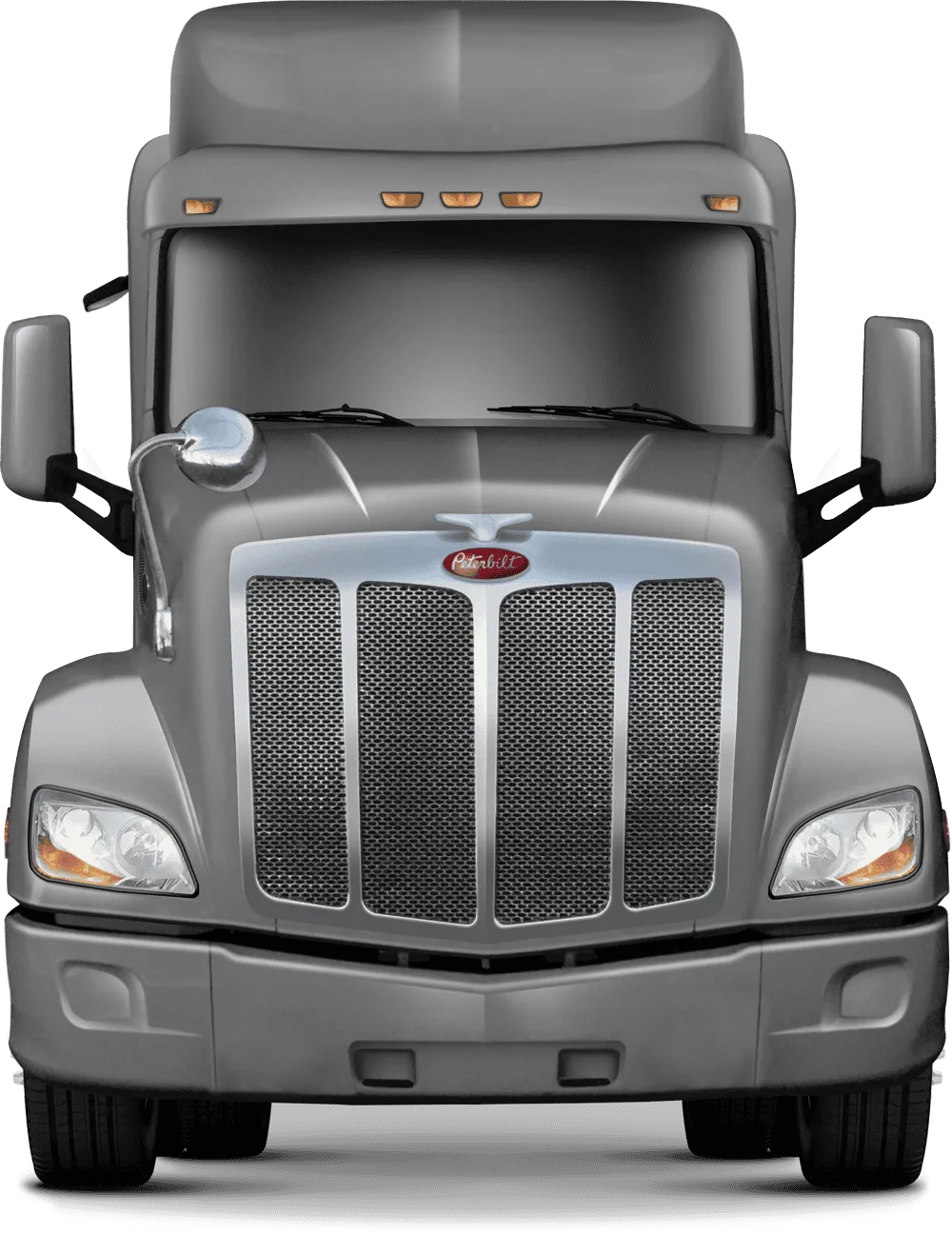Grille Guard XG-150 Peterbilt 579 OS - gray Peterbilt 579 OS Bumper guard