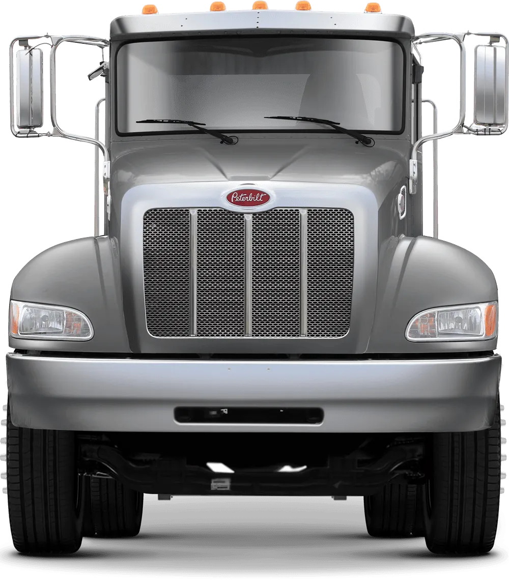 Grille guards XG-150 Peterbilt 337 - gray Peterbilt 337 Bumper guard