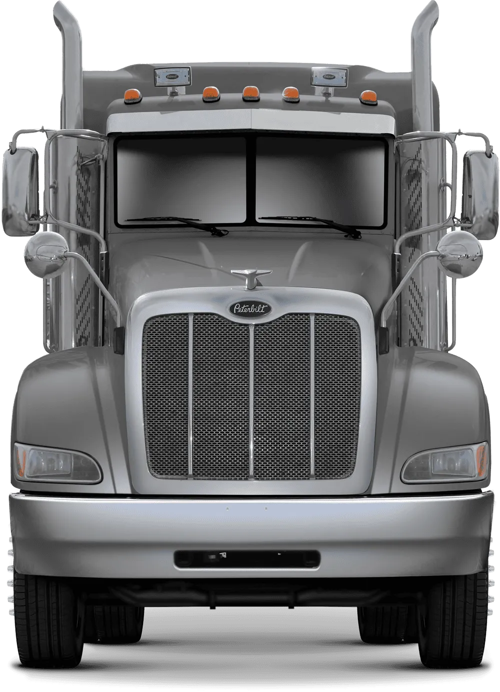 Grille guard XG-150 Peterbilt 382 SB - gray Peterbilt 382 SB Bumper guard