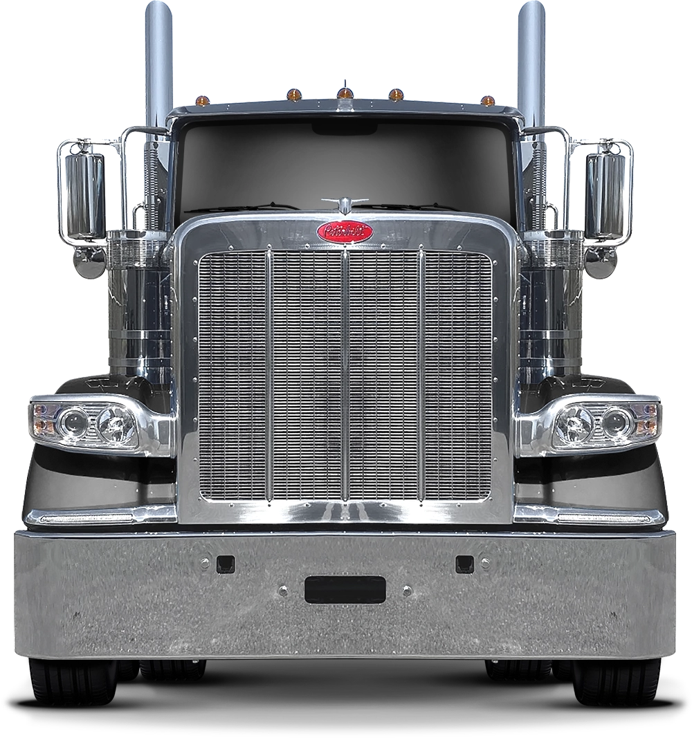 Grille Guard XG-150 Peterbilt 589 - gray Peterbilt 589 Deer guard