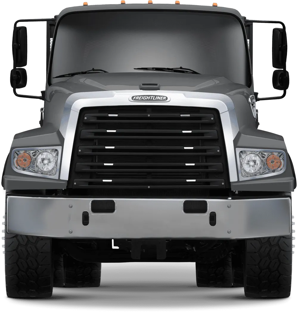 Grille Guard XG-150 Freightliner 114SD - gray set-forward 114SD deer guard