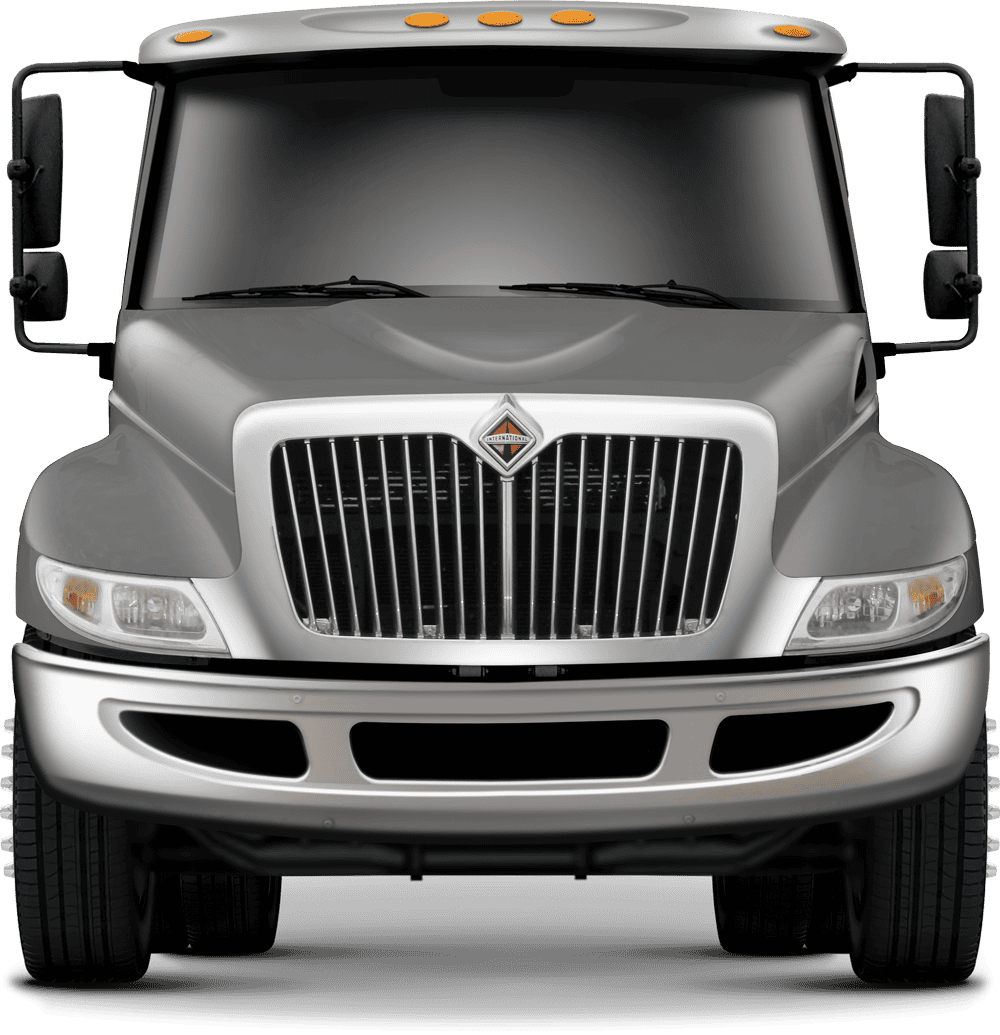 Grille guard XG-150 International DuraStar 4300_4400 - gray DuraStar 4300_4400 Bumper guard