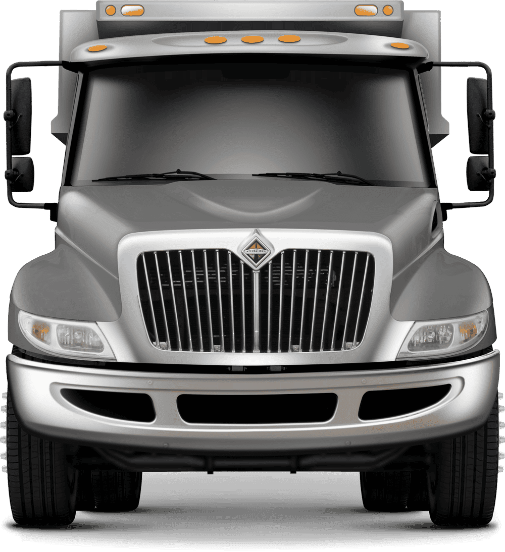 Grille guard XG-150 International DuraStar 4300_4400 - gray International DuraStar 4300_4400 Bumper guard