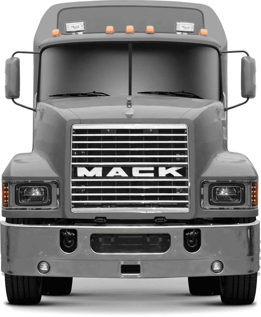 Grille Guard XG-150 Mack CH SB - gray Mack CH SB Bumper guard