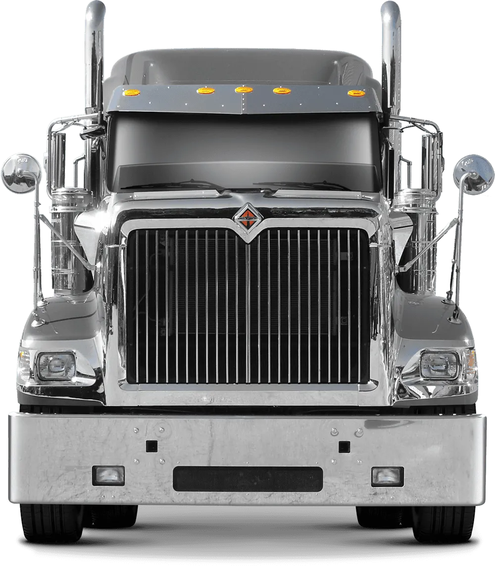 Grille guard XG-150 International 9900 - gray International 9900 Bumper guard
