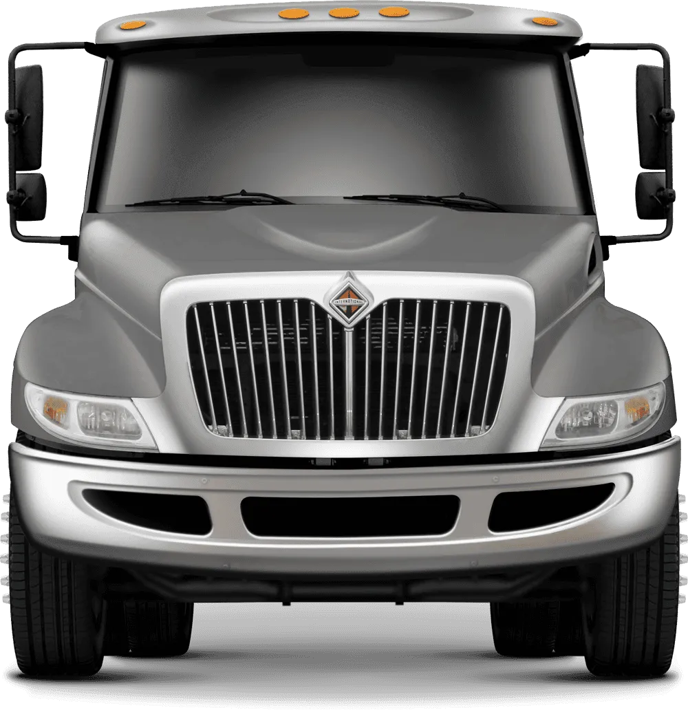 Grille guard XG-150 International DuraStar 4300_4400 - gray DuraStar 4300_4400 Bumper guard