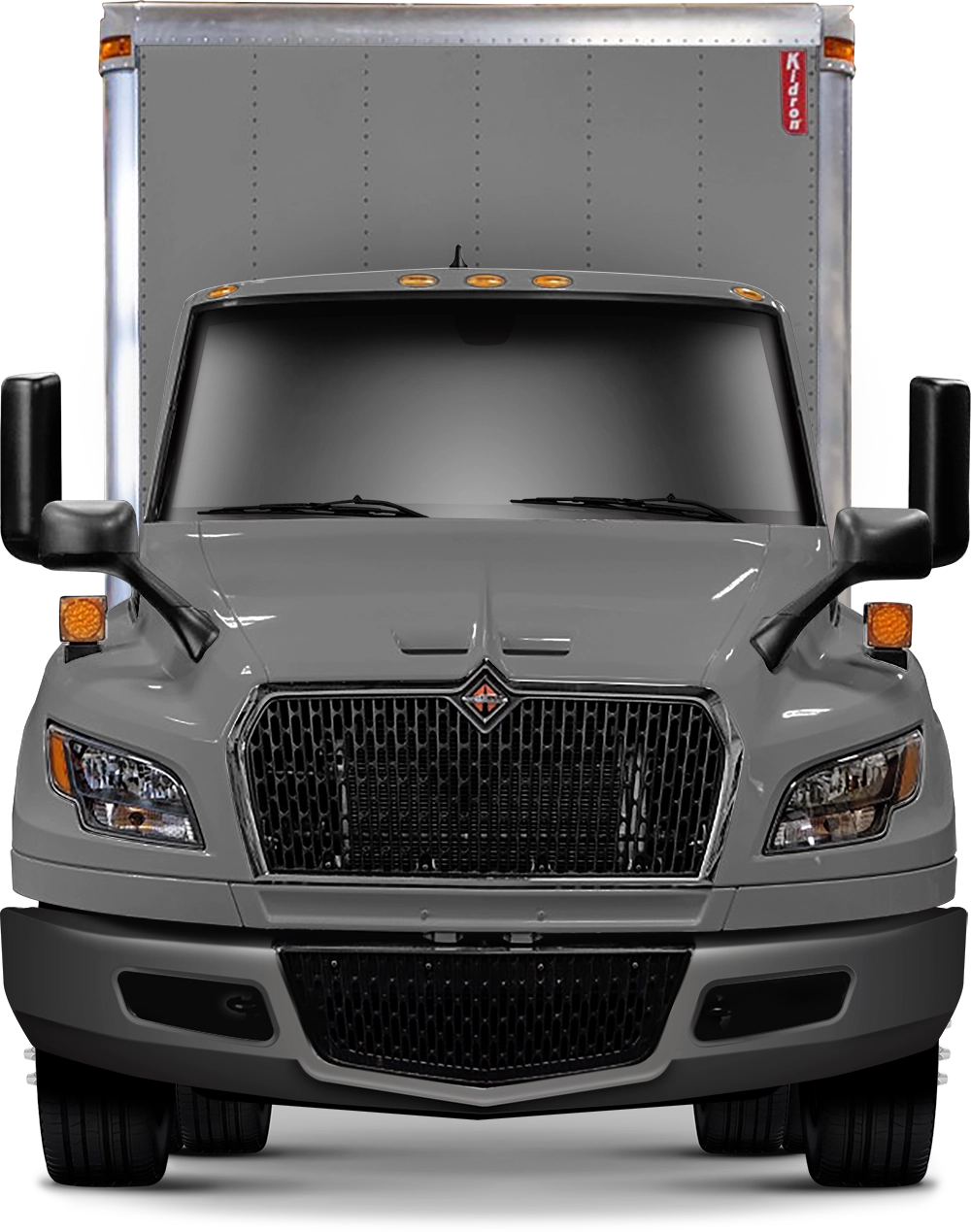 Grille guard XG-150 International MV TN - gray International MV TN Bumper guard