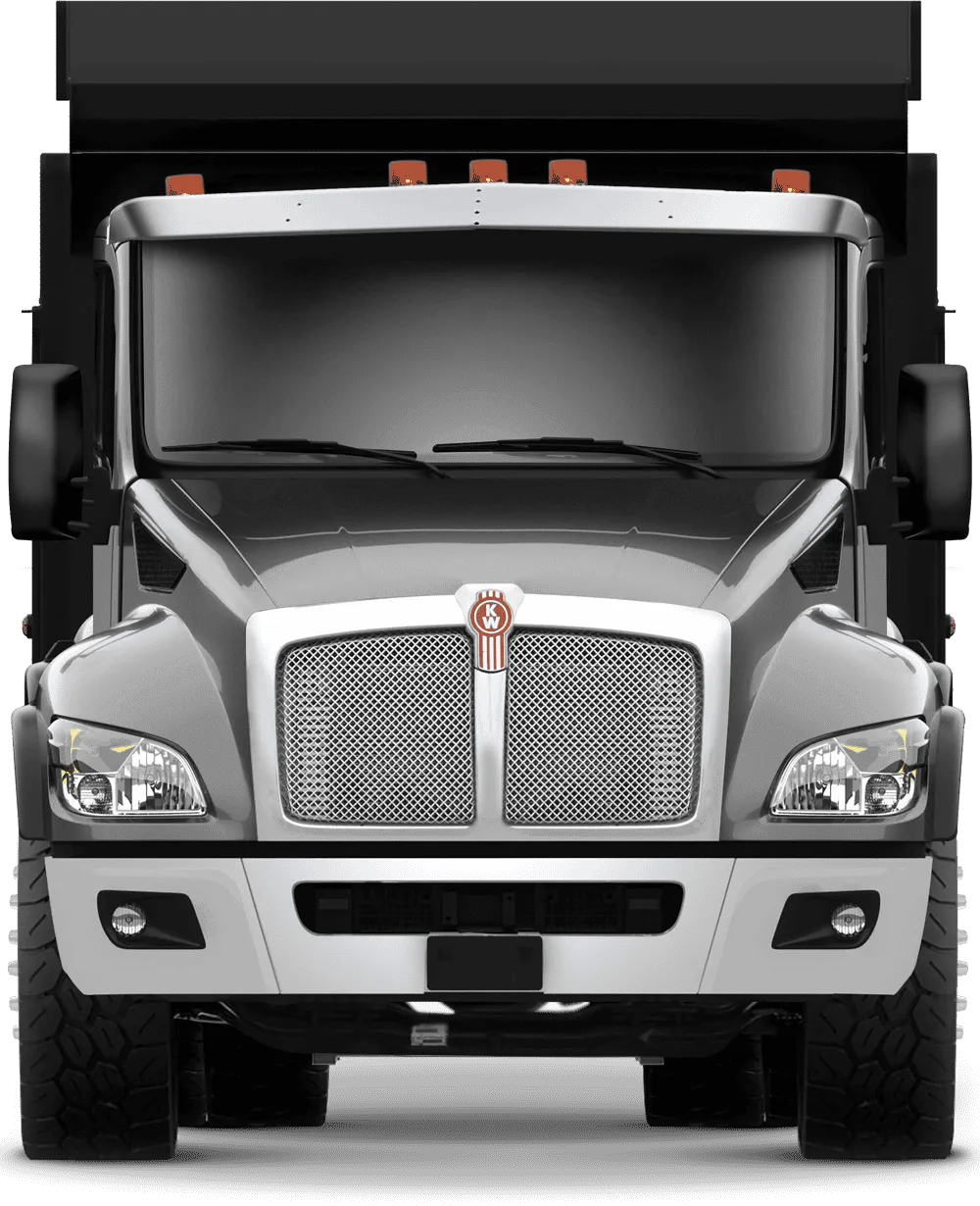 Grille guard XG-150 Kenworth T480 - gray Kenworth T480 Bumper guard