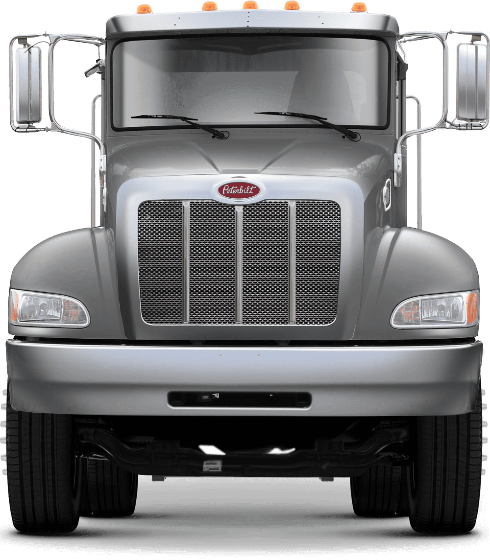 Grille guards XG-150 Peterbilt 337 - gray Peterbilt 337 Bumper guard