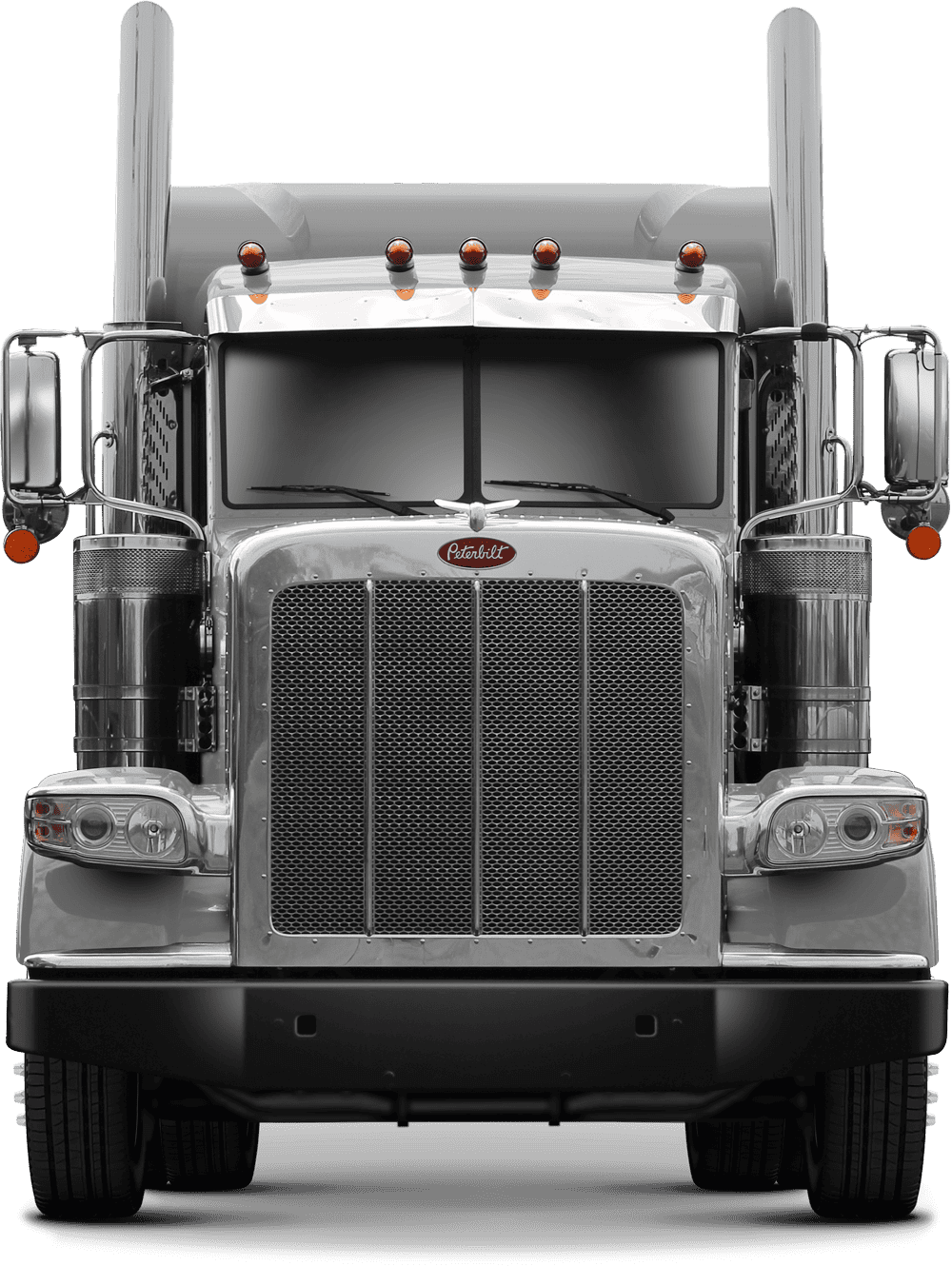 Grille guards XG-150 Peterbilt 367 SB - gray Peterbilt 367 SB Bumper guard