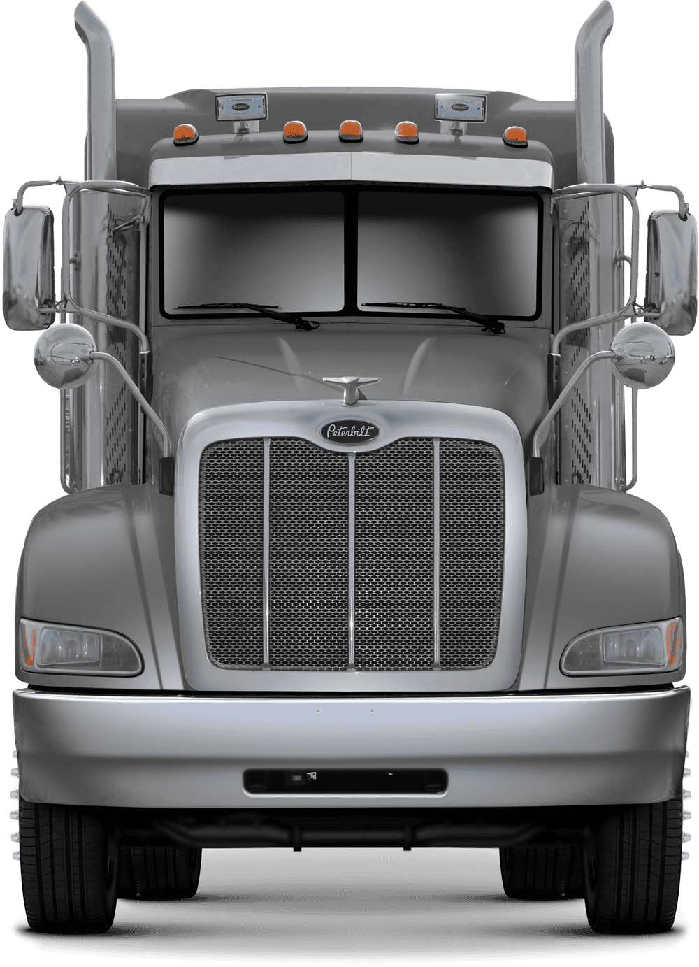 Grille guard XG-150 Peterbilt 382 SB - gray Peterbilt 382 SB Bumper guard