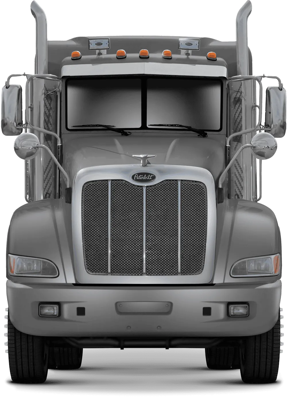 Grille guard XG-150 Peterbilt 386 SB - gray Peterbilt 386 SB Bumper guard