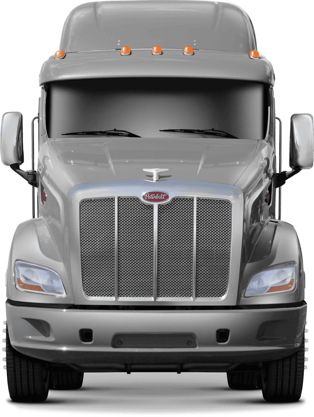 Grille guard XG-150 Peterbilt 587 - gray Peterbilt 587 Bumper guard