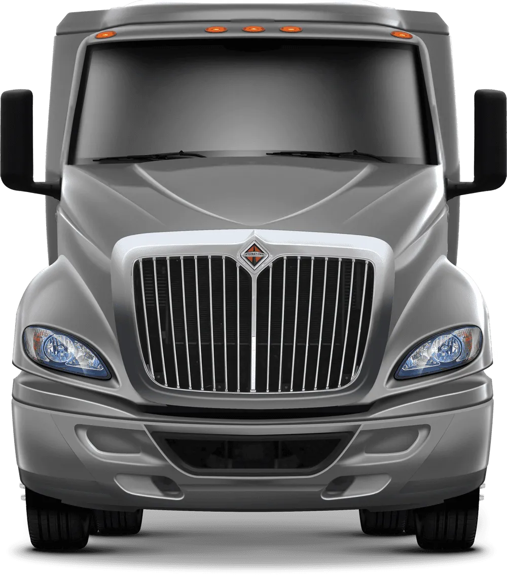 Grille guard XG-150 International Prostar PB - gray International Prostar PB Bumper guard