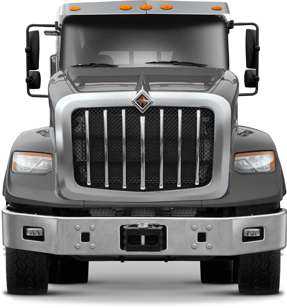 Grille guard XG-150 International HX620 - gray International HX620 Bumper guard