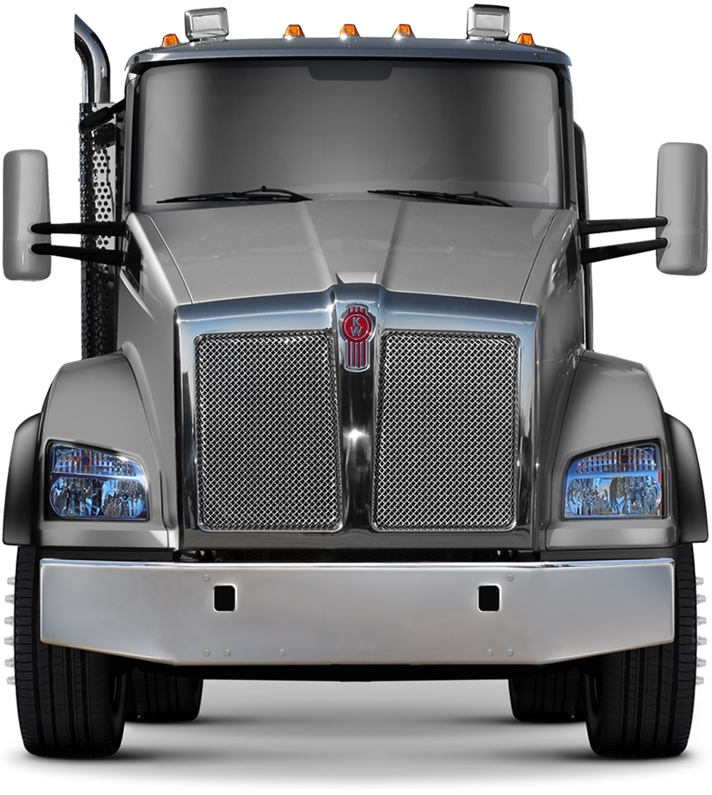 Grille guard XG-150 Kenworth T880 SF - gray Kenworth T880 SF Bumper guard