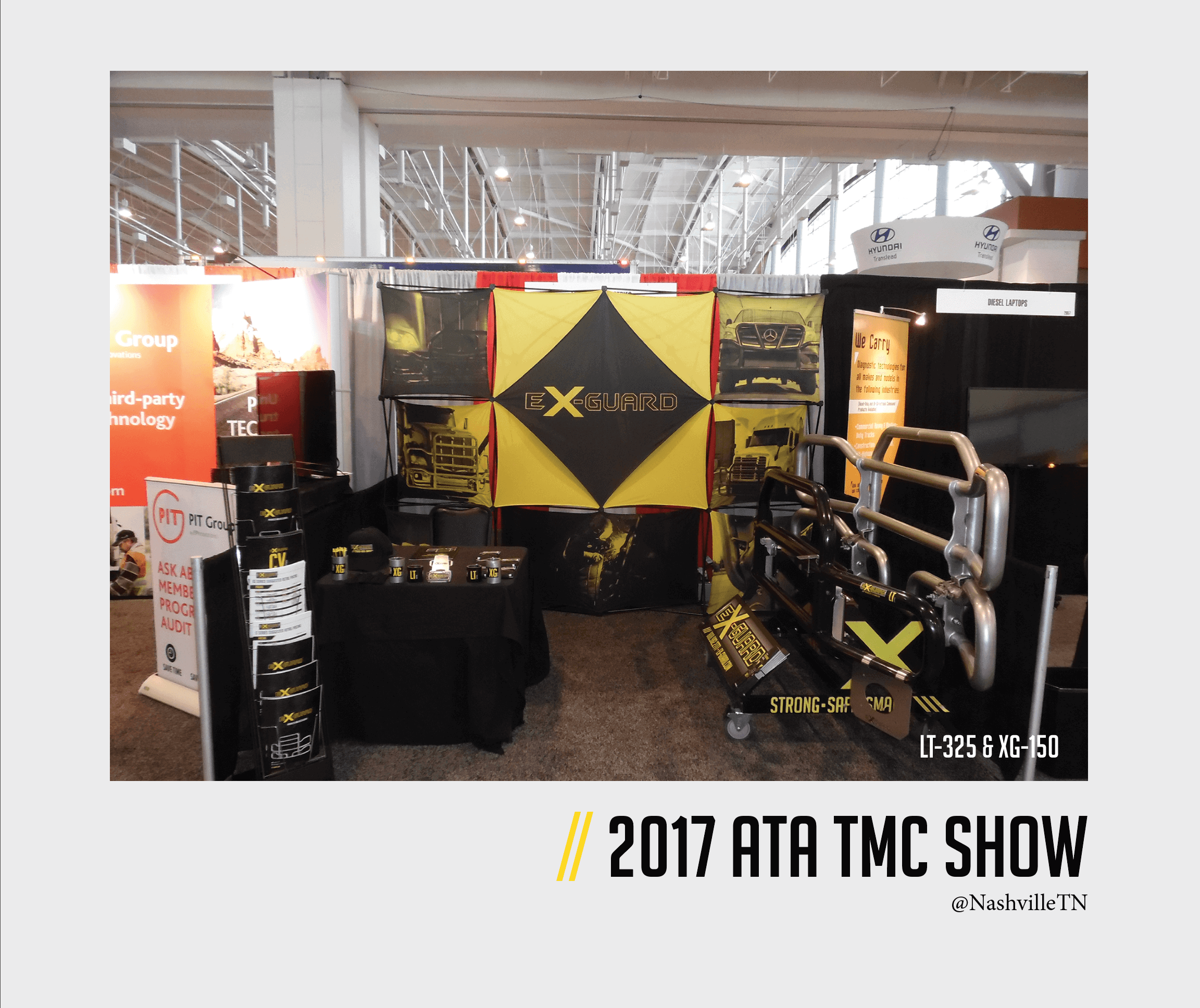 2017 ATA TMC Show, Ex-Guard's Booth