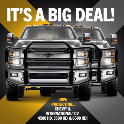 Grille Guard for Chevy® Silverado® 4500 HD - 6500 HD; International® CV™ Series