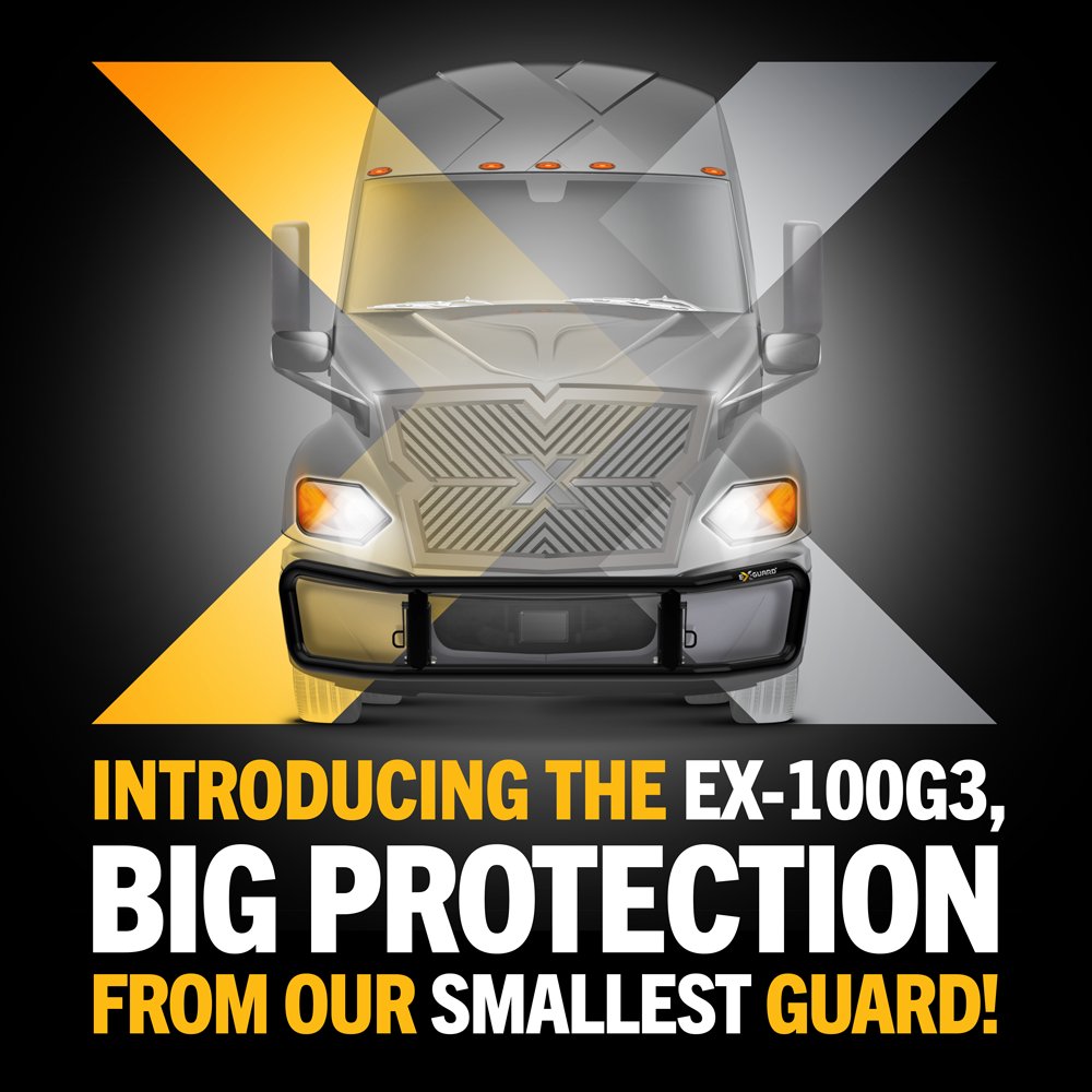 EX-100G3 Guard - Ex-Guard's smallest guard for Class 6-8 Semi-Trucks