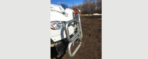 moose guard moose guard Hit a full-grown cow moose dead centre last night at 105 km/h. Saved me and my truck.